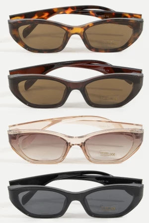 Acetate Frame Sunglasses (4 Colors)