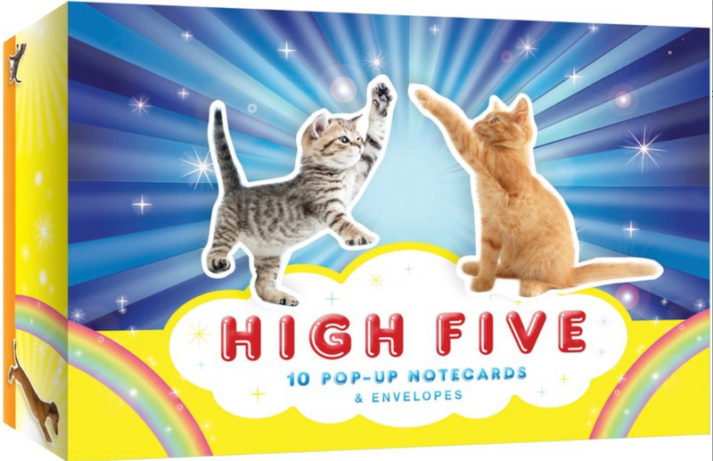 "High Five" 10 Pop-Up Notecards & Envelopes