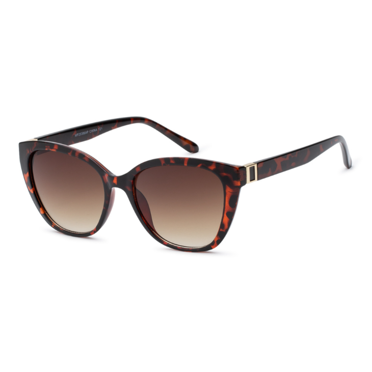 Classic Cat Eye Sunglasses w/ Temple Stud (4 Colors)