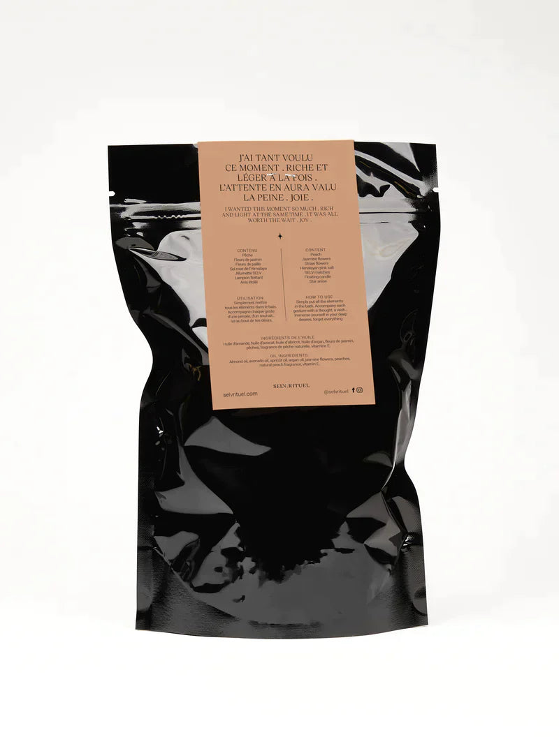 Selv Rituel || "Rituel Luv" Immersive Bath Kit || Peach