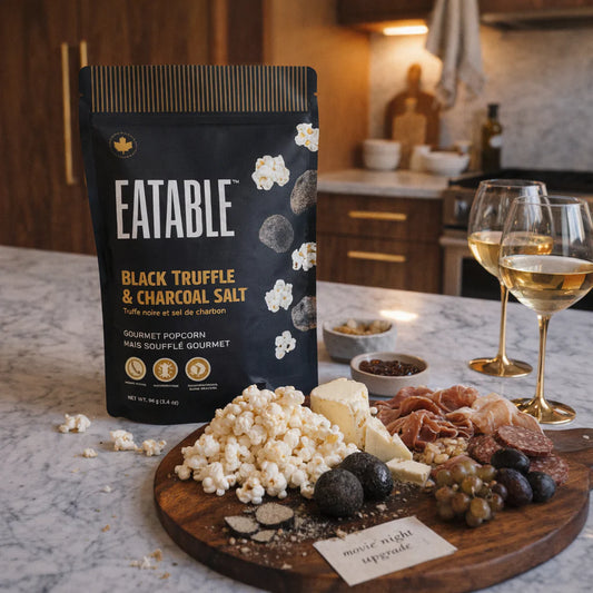 Eatable || Black Truffle & Charcoal Salt Gourmet Popcorn 96g