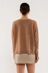 Drop Shoulder Round Neck Lightweight Sweater (Plus Size - Sienna)
