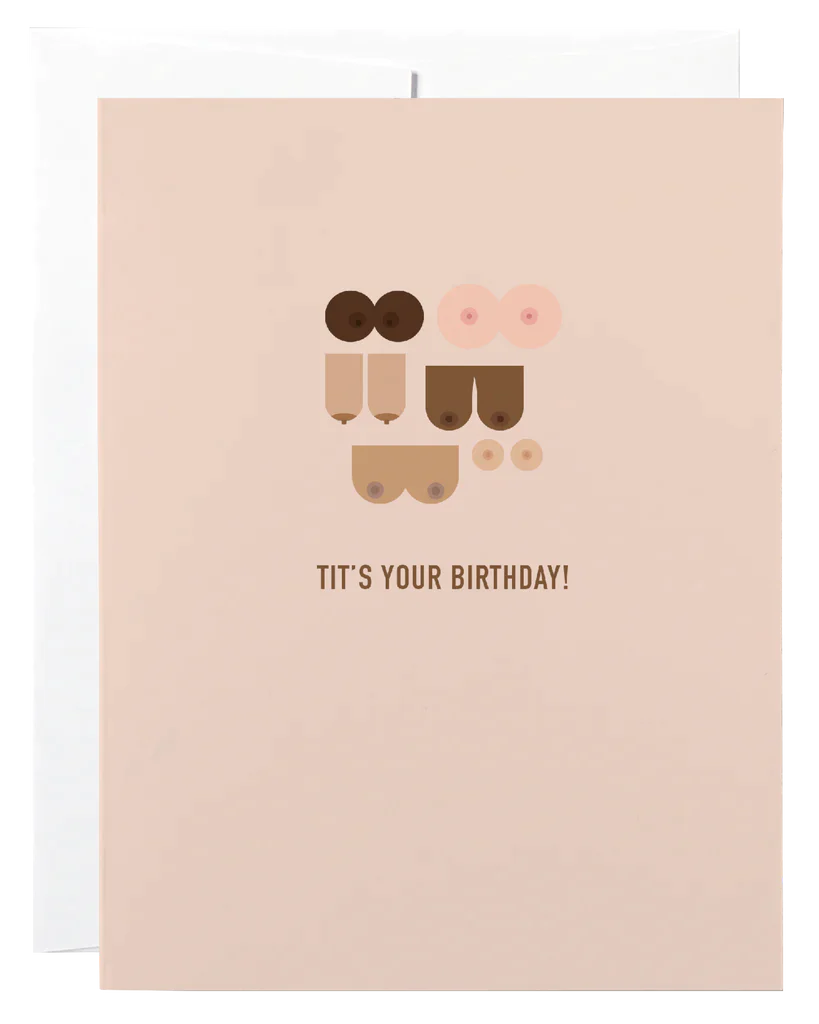 *Canadian Brand* | "Tits Your Birthday!" Birthday Card