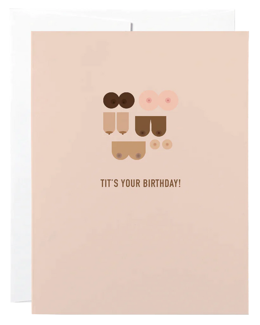 *Canadian Brand* | "Tits Your Birthday!" Birthday Card