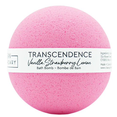 Transcendence - 200g Bath Bomb (Vanilla, Strawberry & Lemon)