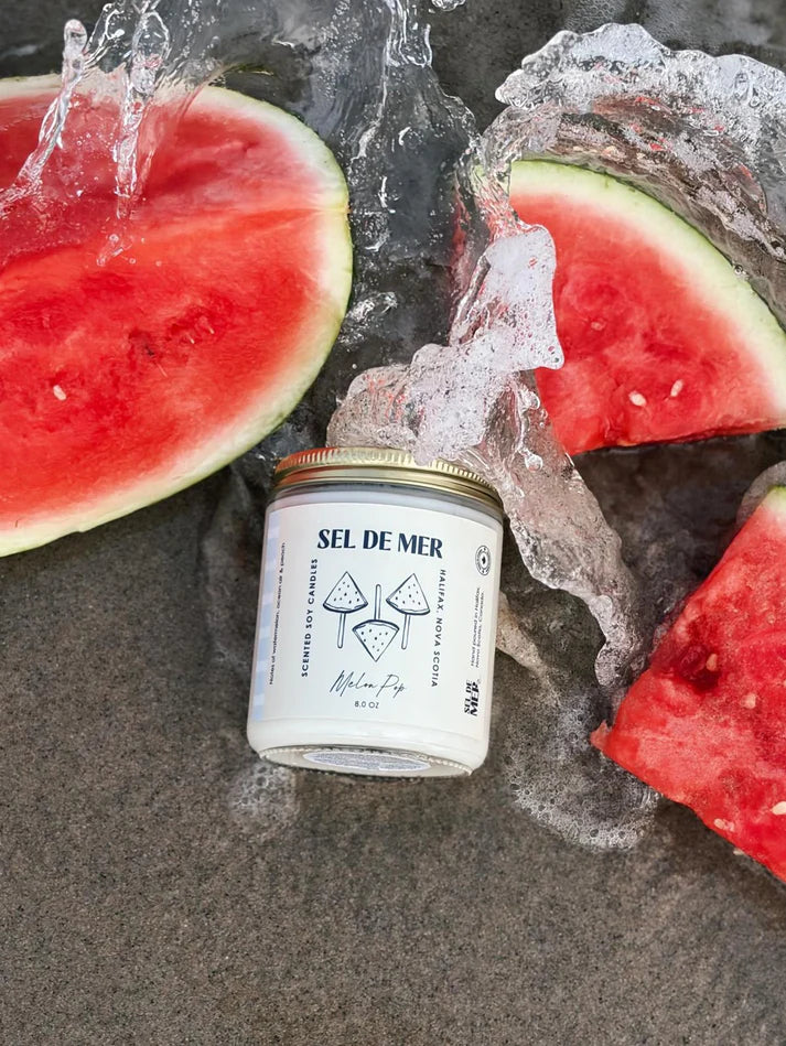 *Canadian Brand* | "Melon Pop" 8oz Soy Candle