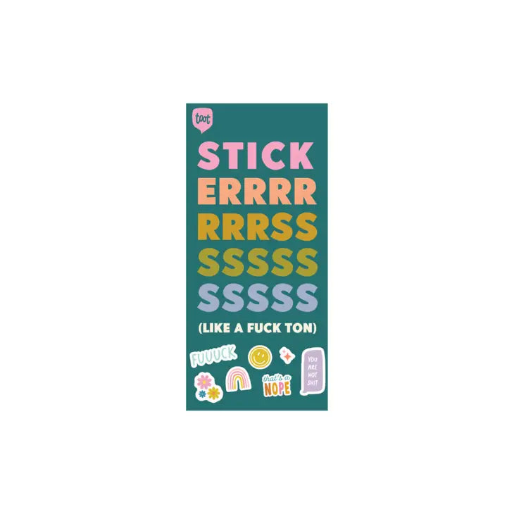 Sticker Booklet || The Sweary Everything Edition