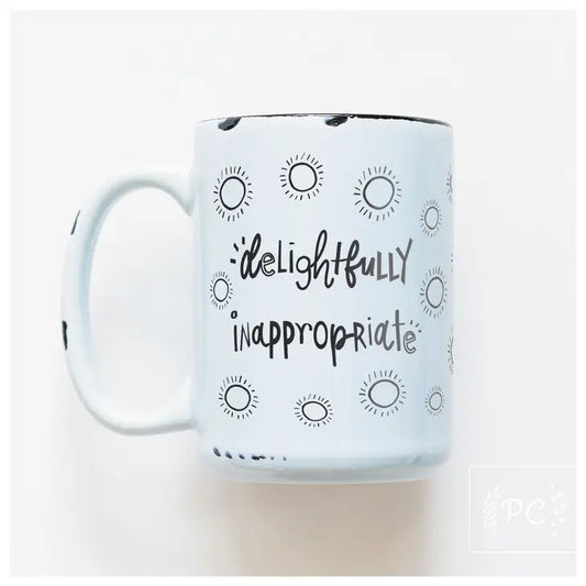 *Canadian Brand* | "Delightfully Inappropriate" 15oz Mug (Blue)