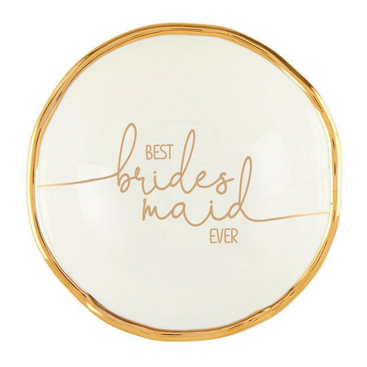 "Best Bridesmaid Ever" Jewelry Dish - In Pursuit Mobile Boutique || Apparel, Accessories & Gifts Saint John, New Brunswick