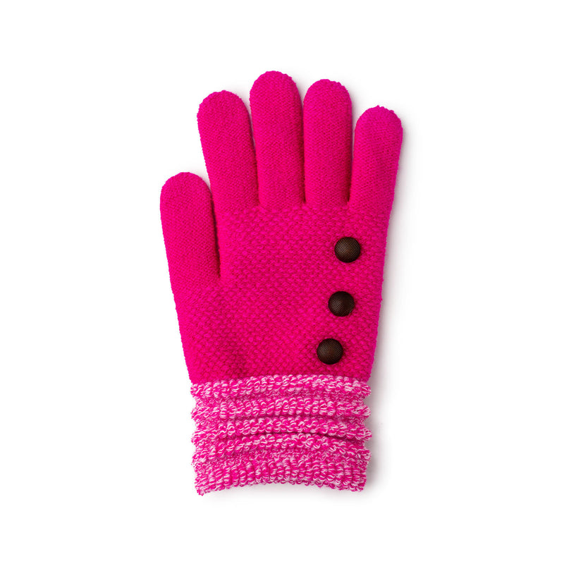 Stretch Knit Gloves (Pink)