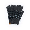Snow Leopard Gloves (Black)