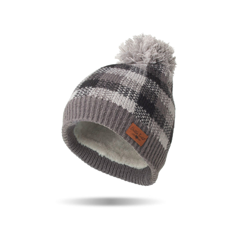 Sweater Weather Pom Hat (Grey)