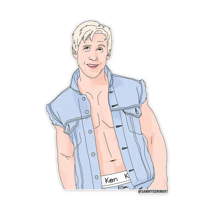 "Kenergy" Ken/Ryan Gosling/Barbie Vinyl Sticker