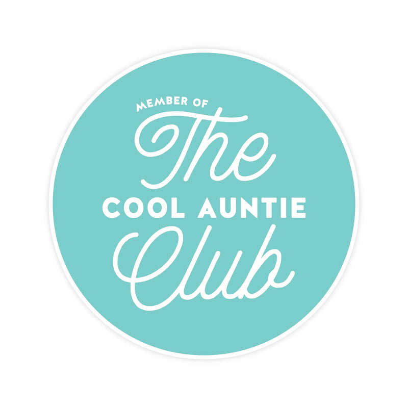 "Cool Auntie Club" Sticker