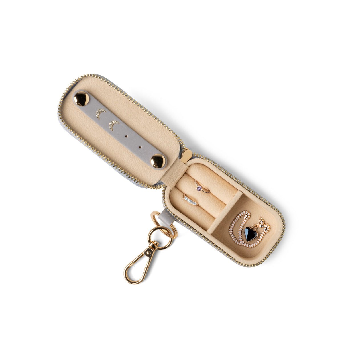 "Lost Without You" Jewelry Case Keychain (4 Colors)