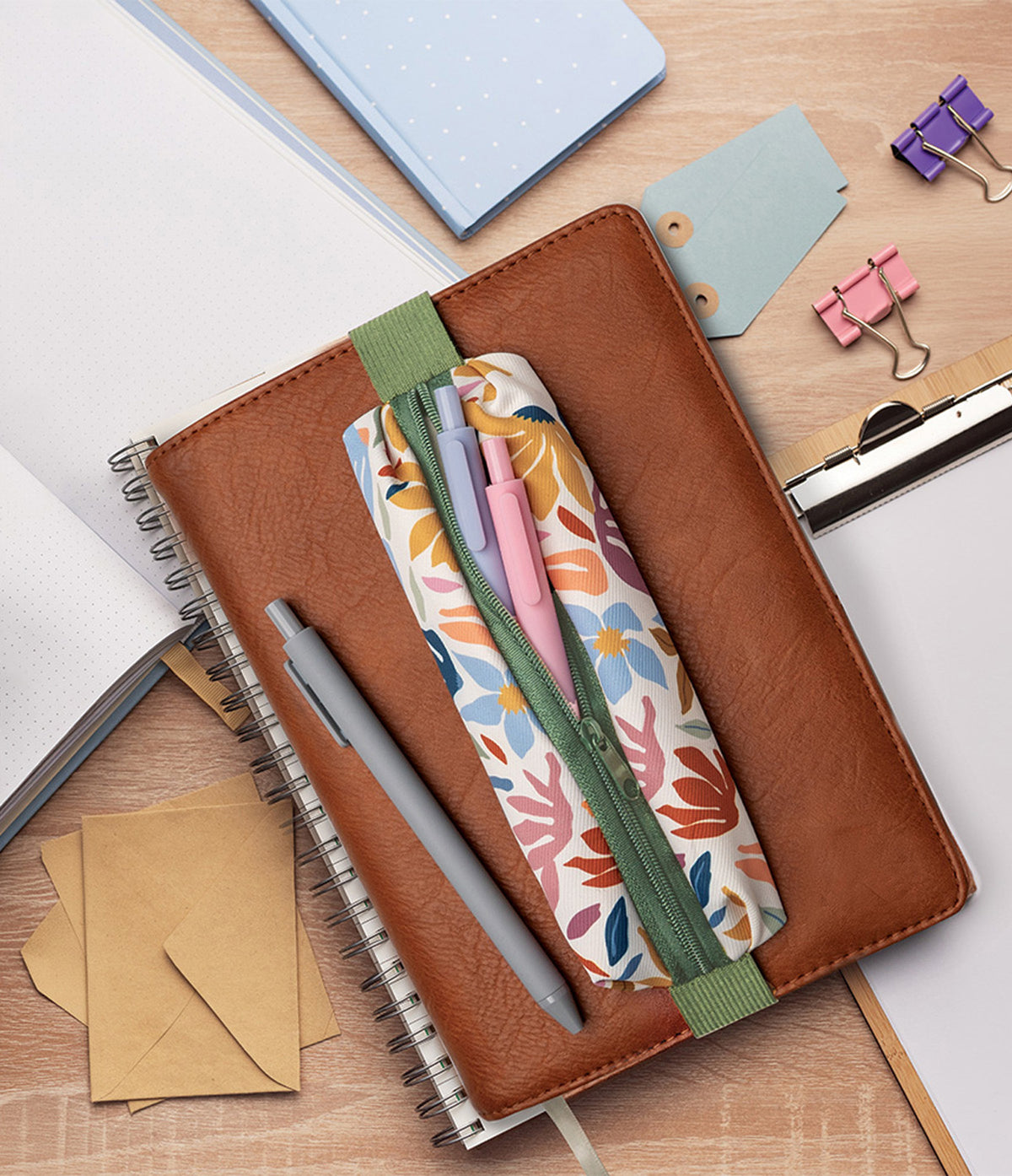 "In the Loop" Notebook Pen Pouch (3 Patterns!)
