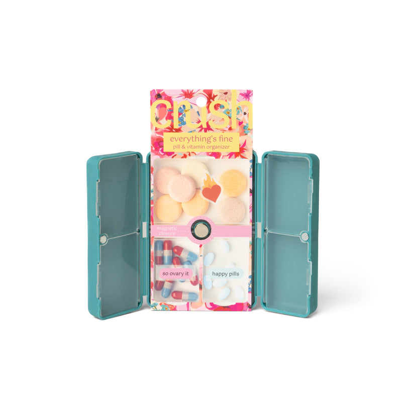 "Everything's Fine" Vitamin & Pill Organizer (4 Colors!)
