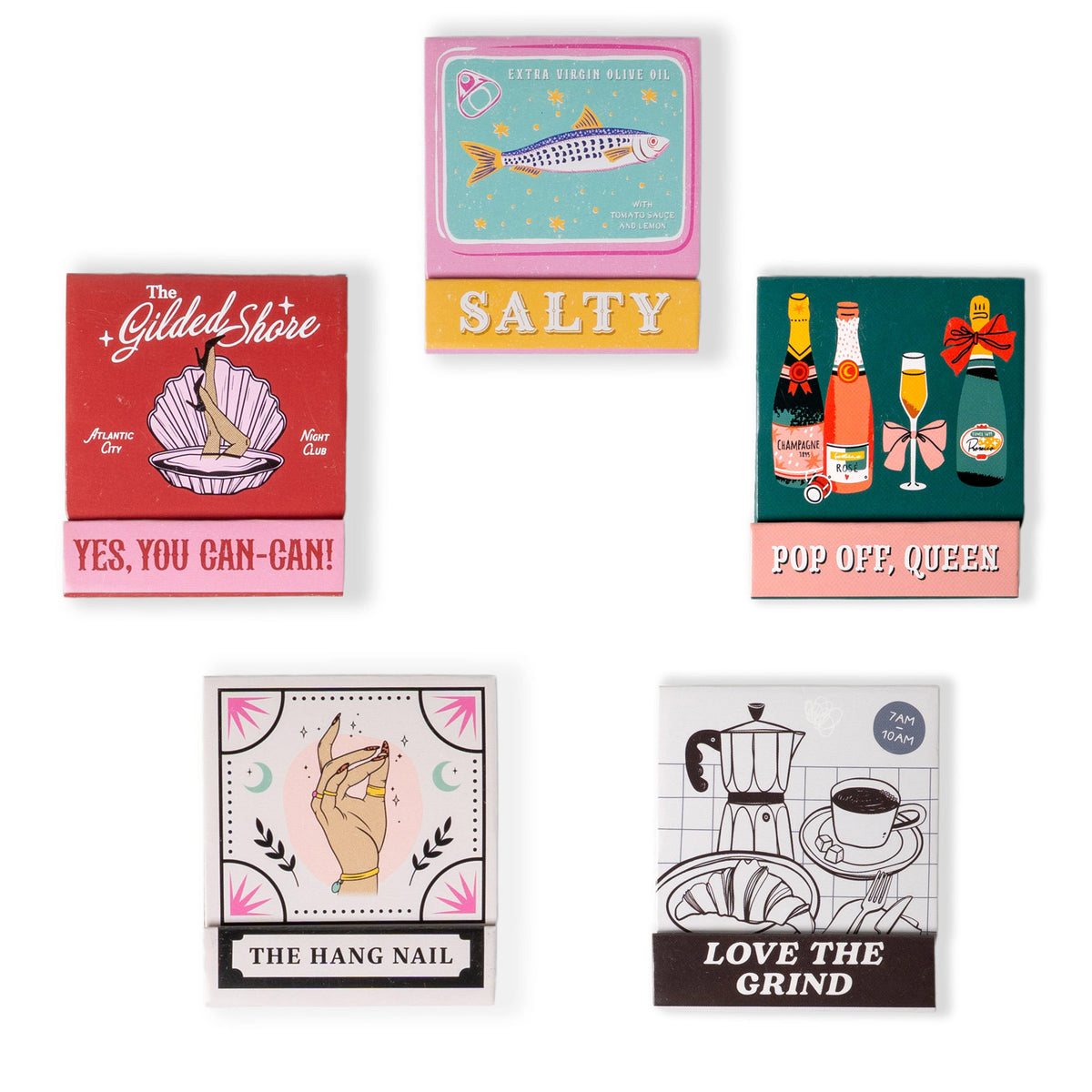 "On a Tear" Matchbook Nail Files (5 Designs)