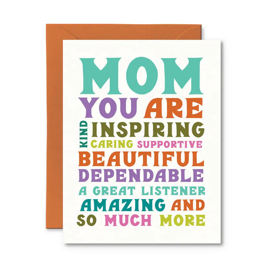 *Canadian Brand* | "Mom You Are . . " Mother's Day Card
