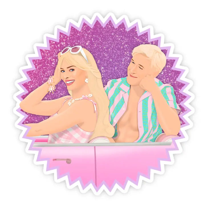 Barbie Movie || Ken & Barbie Vinyl Sticker