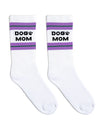 "Dog Mom" Unisex Classic Crew Socks