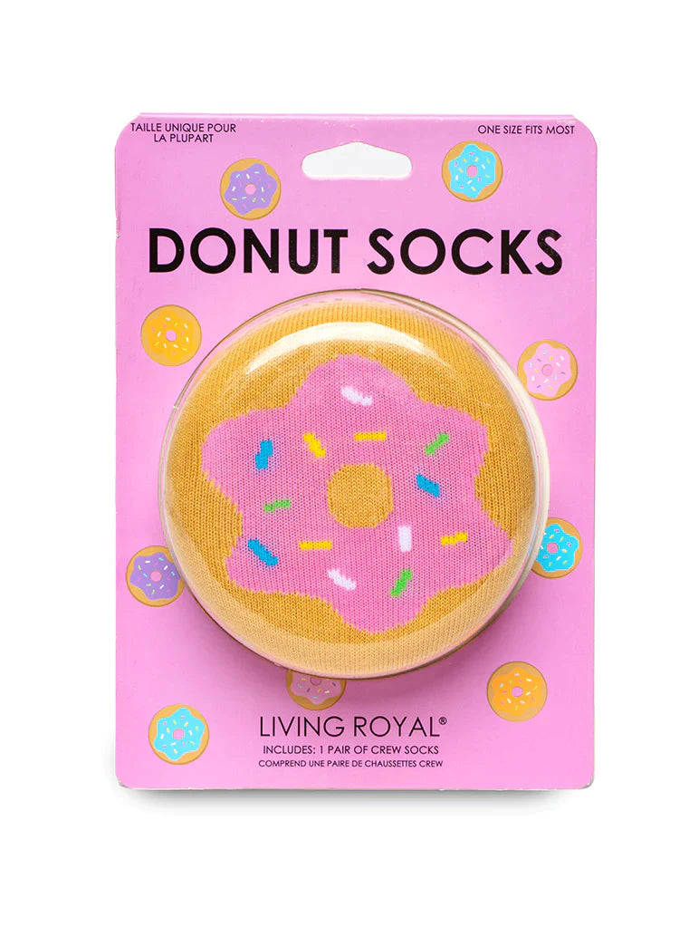 "Donut" 3D Crew Socks