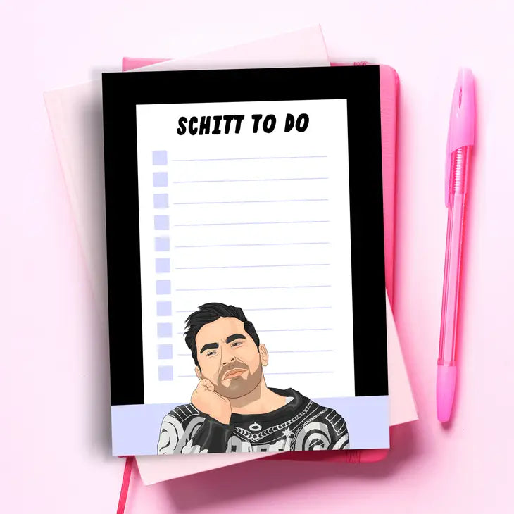 "Schitt To Do" David Rose / Schitt's Creek Notepad