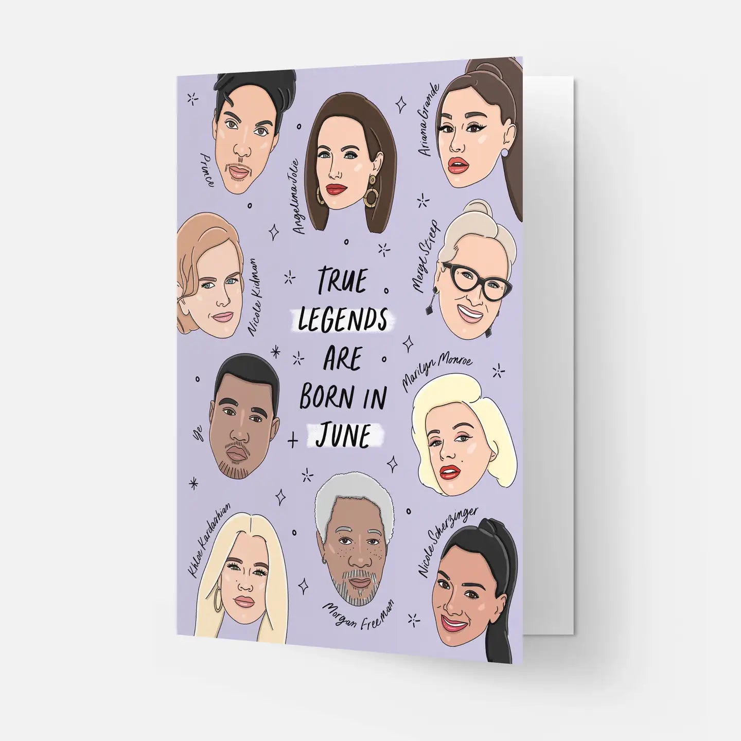 "True Legends are Born in June" Birthday Card