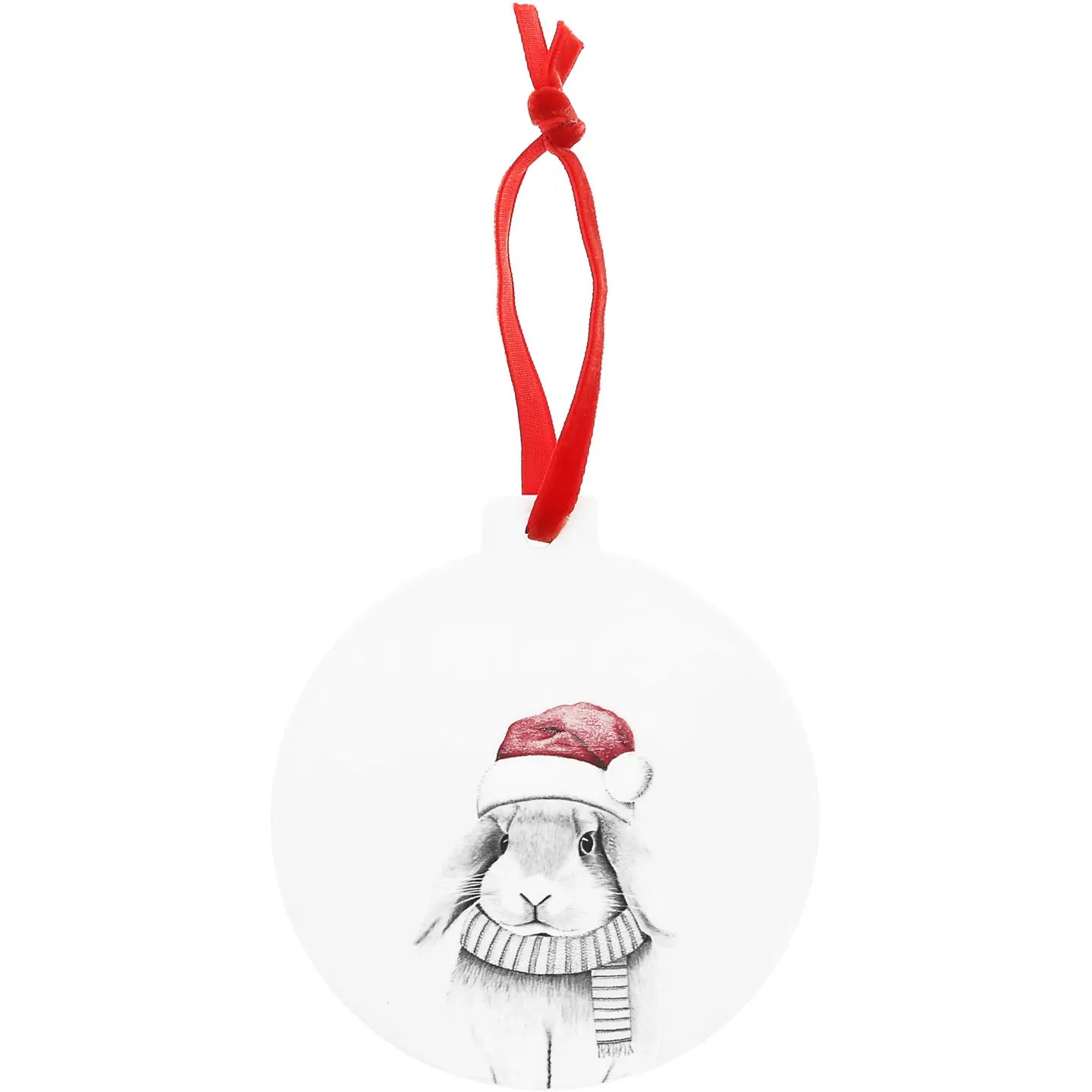 Bunny Rabbit Ceramic Ornament