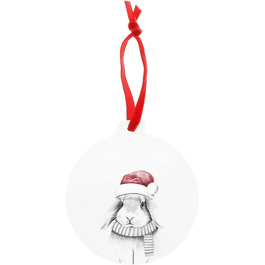 Bunny Rabbit Ceramic Ornament