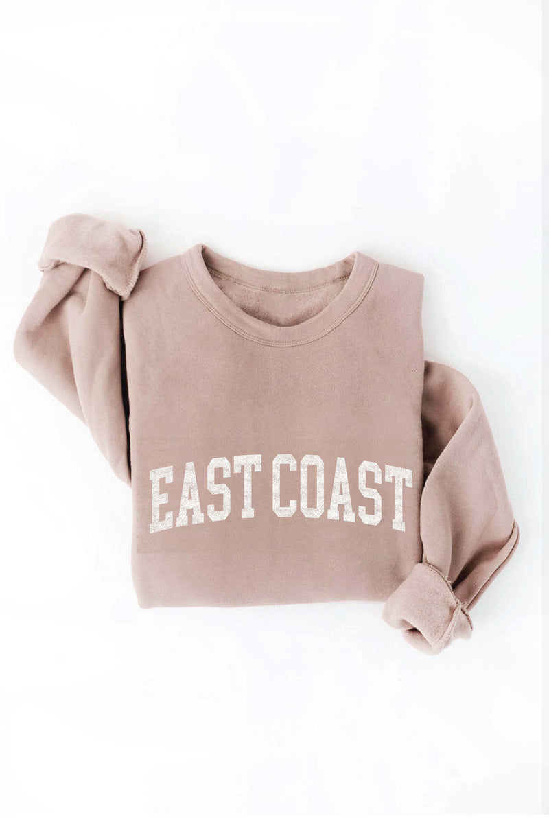 Unisex East Coast Sweatshirt (Block) - Tan