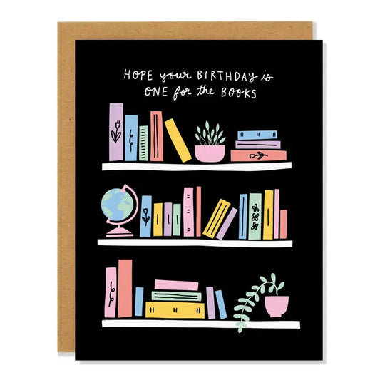 "Hope Your Birthday is one for the Books" Birthday Card