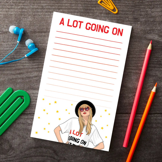 Taylor Swift "A Lot Going On" Notepad