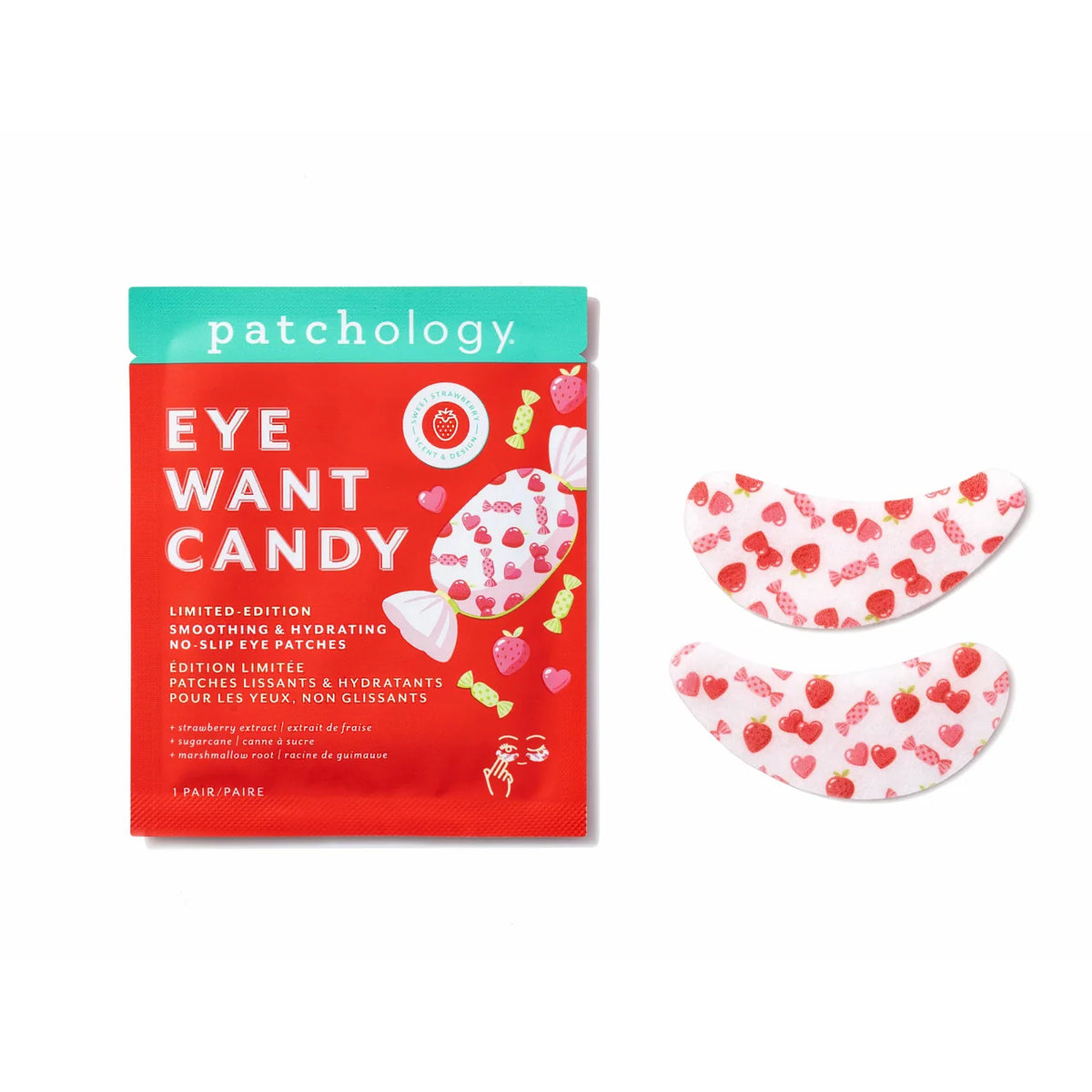 Patchology || "Eye Want Candy" Smoothing & Hydrating No-Slip Eye Patch Singles
