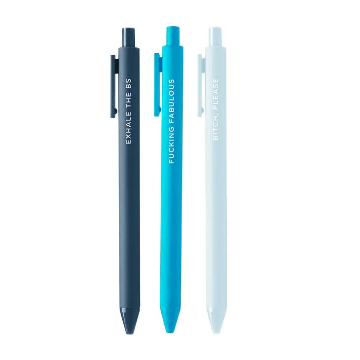 "Over It" Jotter Pen Set || Set of 3 Pens