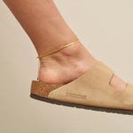 Herringbone Anklet in Gold