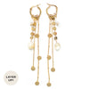 HONEY | LONG MULTI-STRAND GOLD EARRINGS