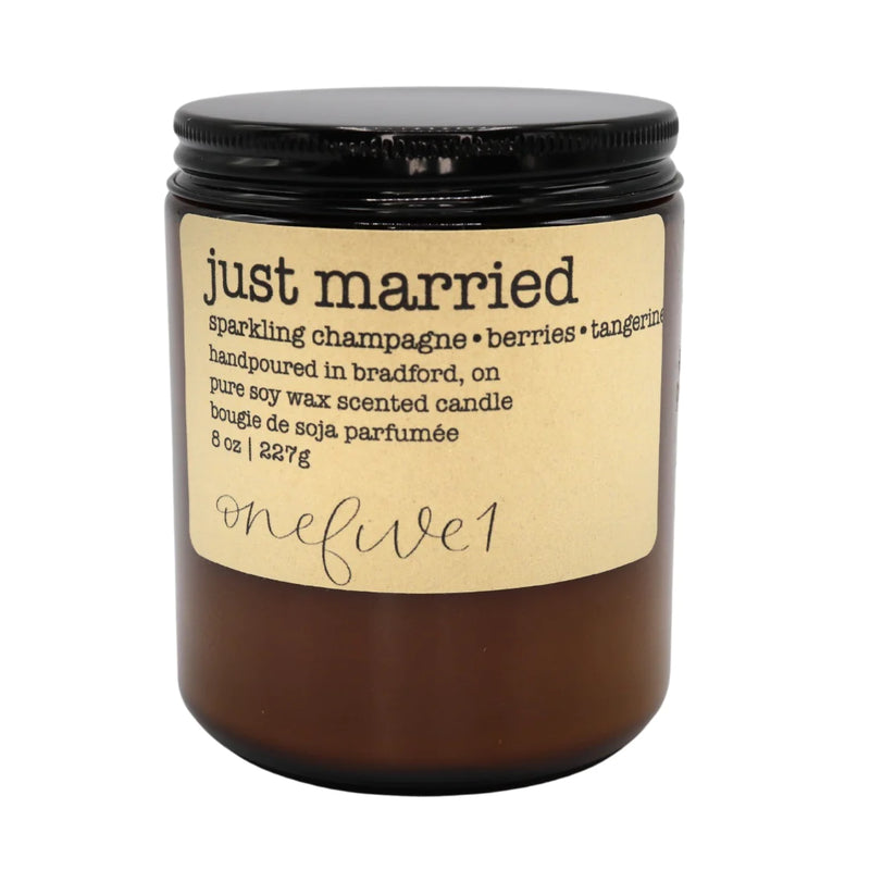 "Just Married" 8oz Soy Candle