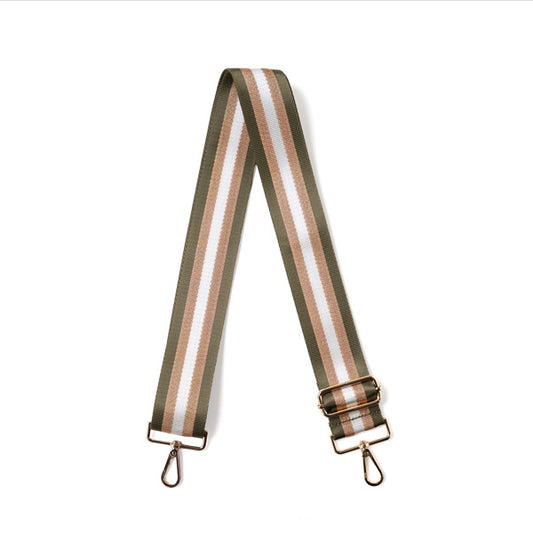 Embroidered Interchangeable Straps | 24 Karat (Olive)