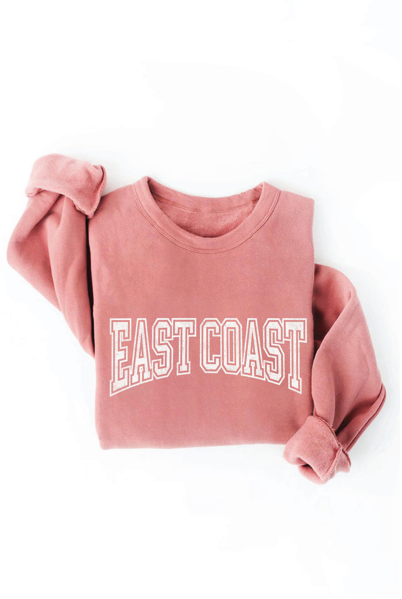 Unisex East Coast Sweatshirt (Collegiate) - Mauve