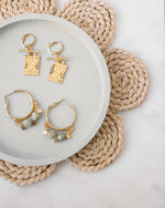 ZENITH | GOLD HOOP EARRINGS
