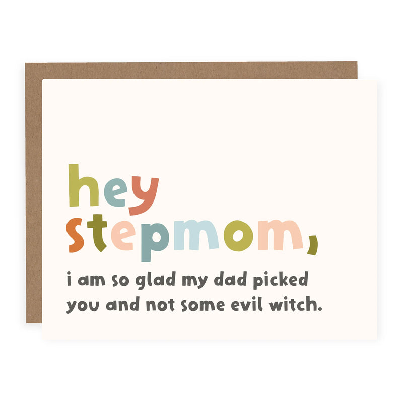 "Hey Stepmom" Mother's Day Card