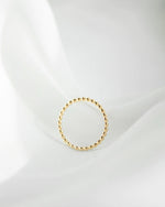 PERLU | GOLD VERMEIL BEADED RING