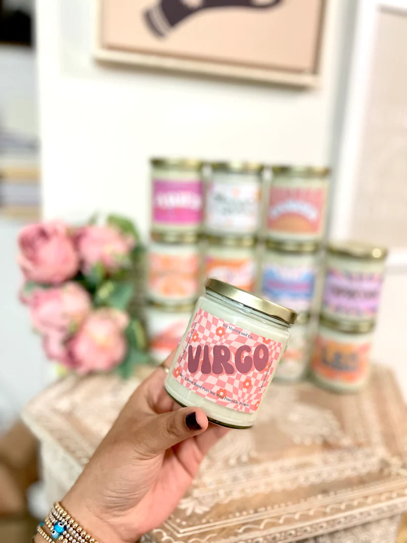 Retro Zodiac Candle - Aries: nutmeg + cinnamon + sweet vanilla