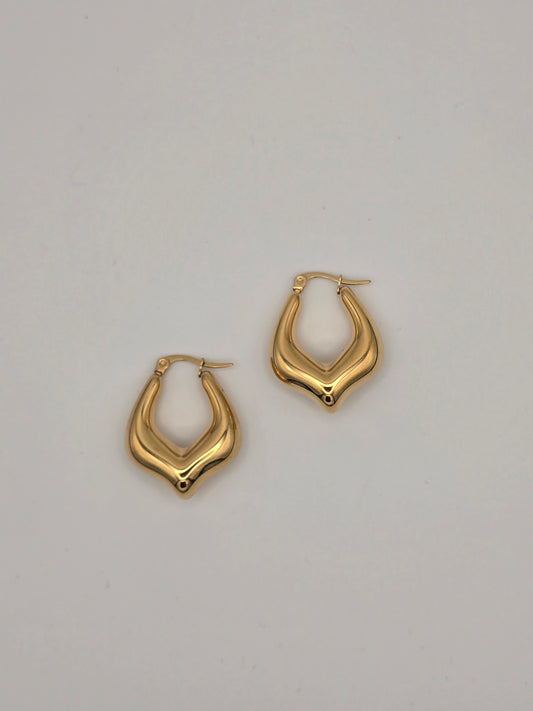 Teardrop Hoops