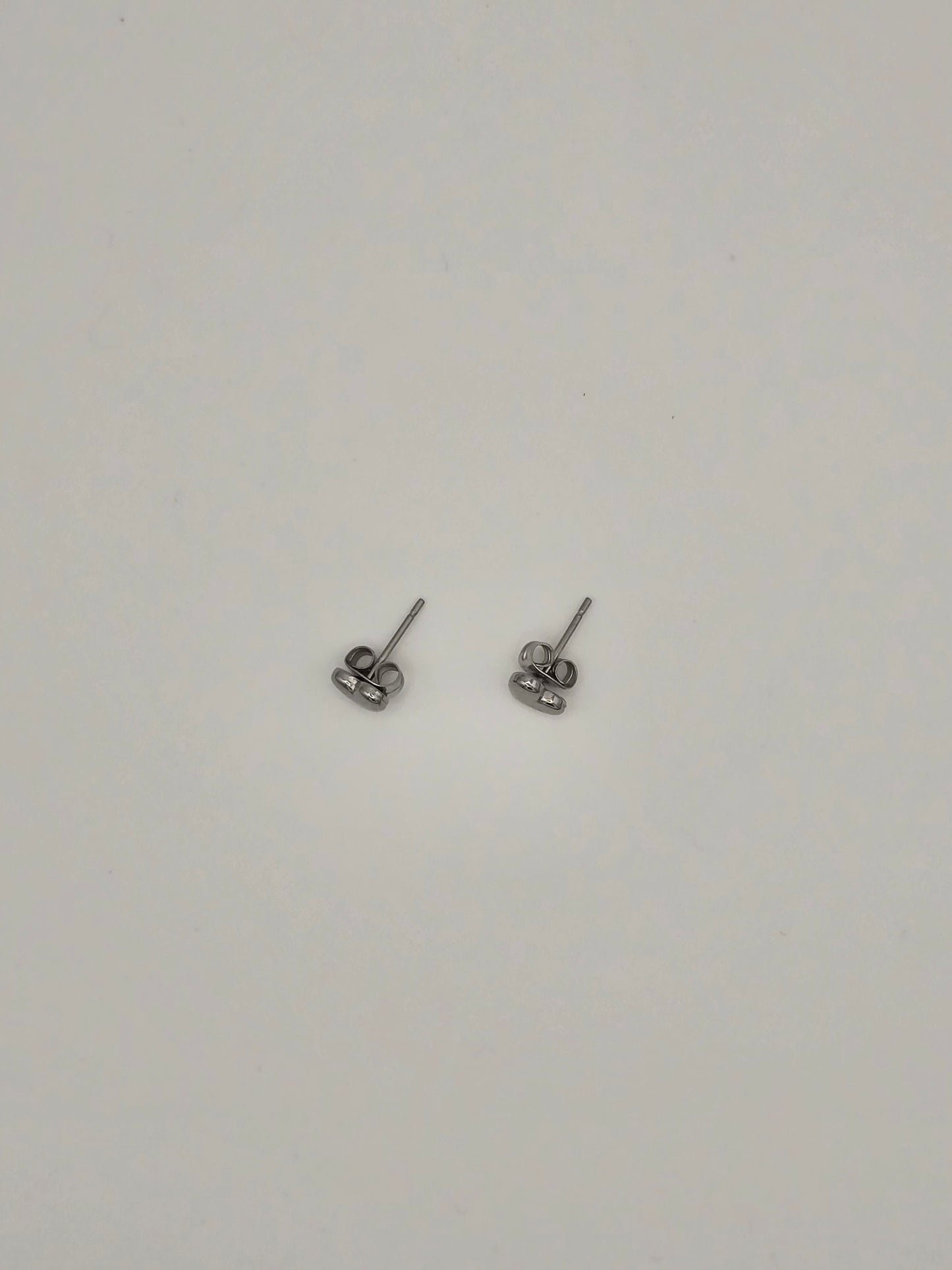 Stainless Steel Small Heart Studs (Gold or Silver)