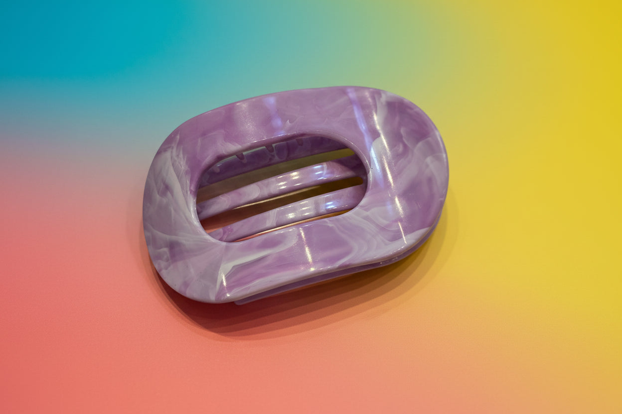 Bright Flat Claw Clip (8 Colors!)