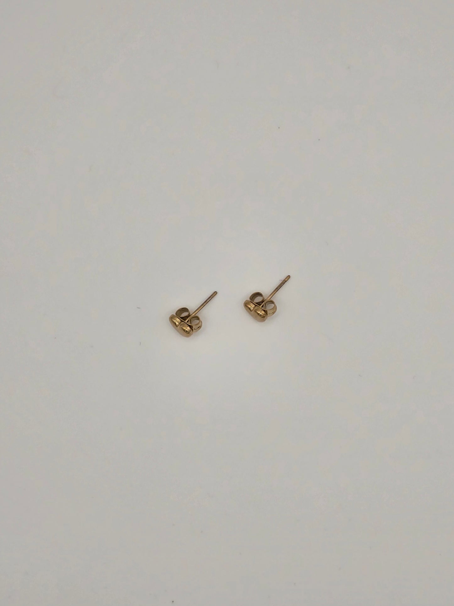 Stainless Steel Small Heart Studs (Gold or Silver)