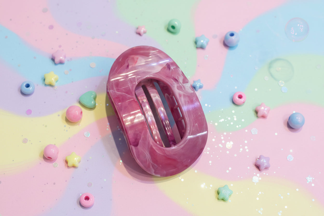 Bright Flat Claw Clip (8 Colors!)