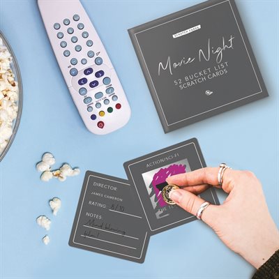 Movie Night Scratch Cards